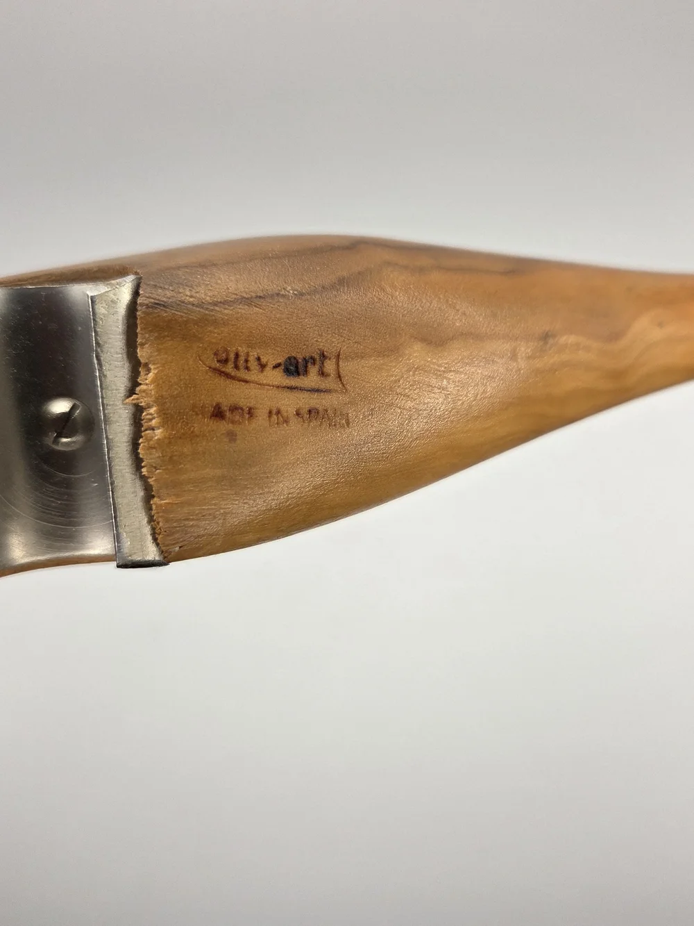 Vintage Oliv Art Wooden Shark Bottle Opener Stamped Made In Spain